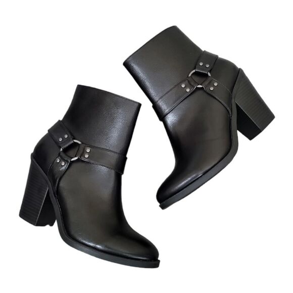 Espirt Women's Black Ankle Booties Size 9M NWOT - Picture 2 of 8
